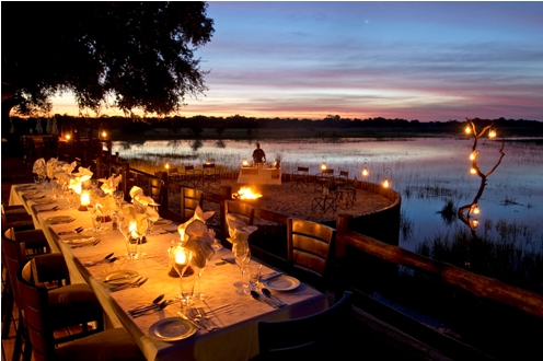 Botswana SanctuaryChief's Camp Dining area